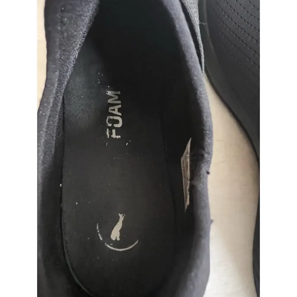 PUMA Sneakers Shoes Womens Athletic 8.5 Black White Tie - Picture 6 of 6